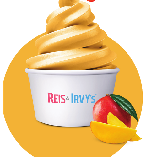 Mango frozen yogurt