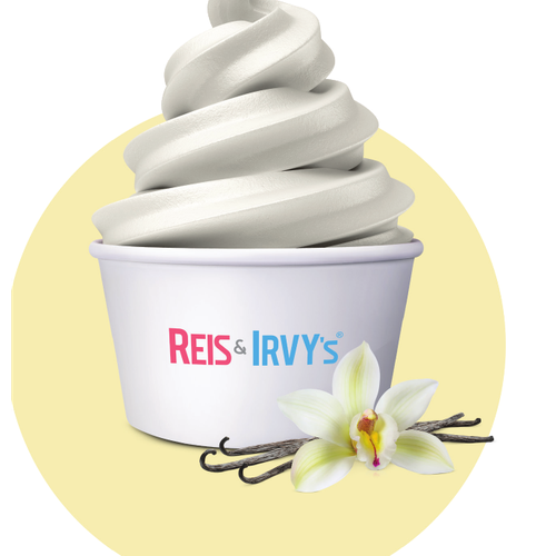 White Vanilla frozen yogurt